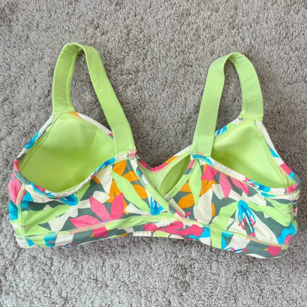 Kindly Yours Women's Comfort Modal Lounge Pullover Bra Tropical Floral Size XL - Picture 8 of 16